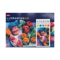 Альбом для рисования Hatber &laquo;Акварельная палитра&raquo; А4, 48 листов, на скобе