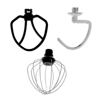 Миксер планетарный Leonord LE-1778, 1500 Вт, 10 скоростей, 3 насадки, чаша 3 л, белый