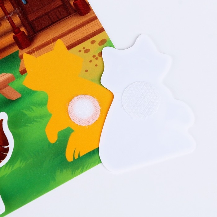 Развивающая игра на липучках «Изучаем животных. Ферма или деревня» Развивающая игра на липучках «Изучаем животных. Ферма или деревня»