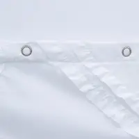 Штора для ванной &laquo;Ла Каса&raquo;, с люверсами, 180&times;180 см, полиэстер, белая