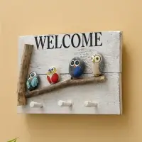 Вешалка WELCOME, 31×6.5×21 см, дерево албезия