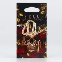 Заколка для волос «Sell your soul», 6,2 х 3,3 см