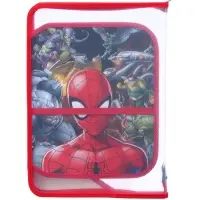 Папка пластиковая, 1 отделение, на молнии, &laquo;Супергерой&raquo;