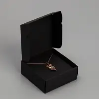 Коробка под бижутерию, упаковка, &laquo;Чёрная&raquo;, 7.5 х 7.5 х 3 см