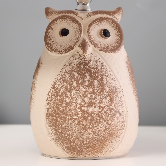 Настольная лампа Настольная лампа"Филин" Е14 40Вт коричневый 20х20х32см