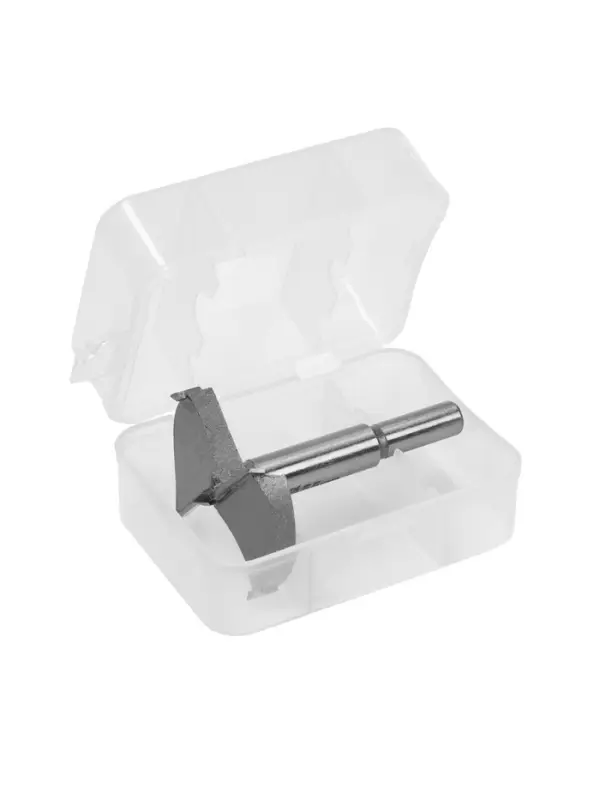 Сверло Форстнера ТУНДРА, твердосплавные пластины, цилиндрический хвостовик, 55 мм