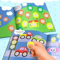 Книга с наклейками &laquo;Умные кружочки. Один и много&raquo;, 12 стр., 98 наклеек