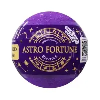 Бомбочка для ванн с шиммером (блёстками) ASTRO FORTUNE гранатовый сок, 120 г
