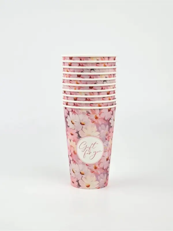 Стакан для цветов влагостойкий &laquo;Цветы&raquo;, 400 мл