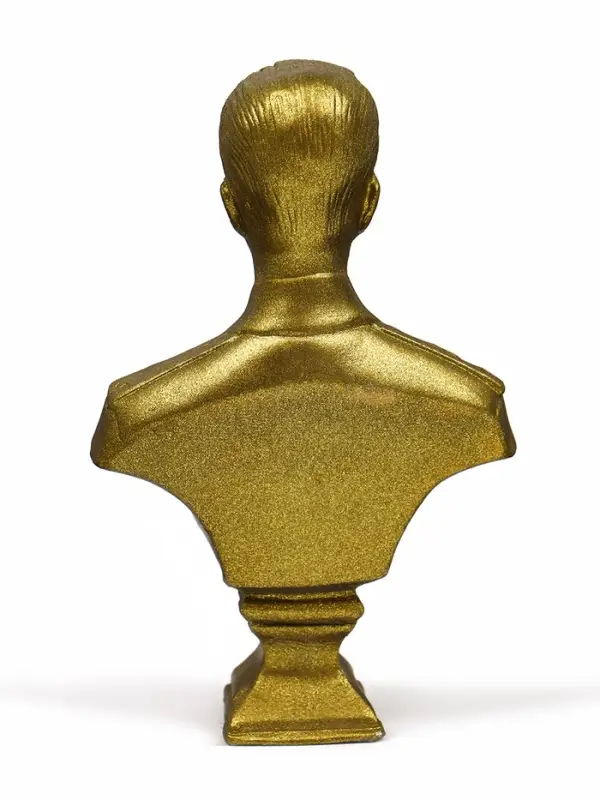 Бюст &laquo;Сталин И.В.&raquo;, фигурка гипс, состаренная латунь, 13&times;9&times;5 см