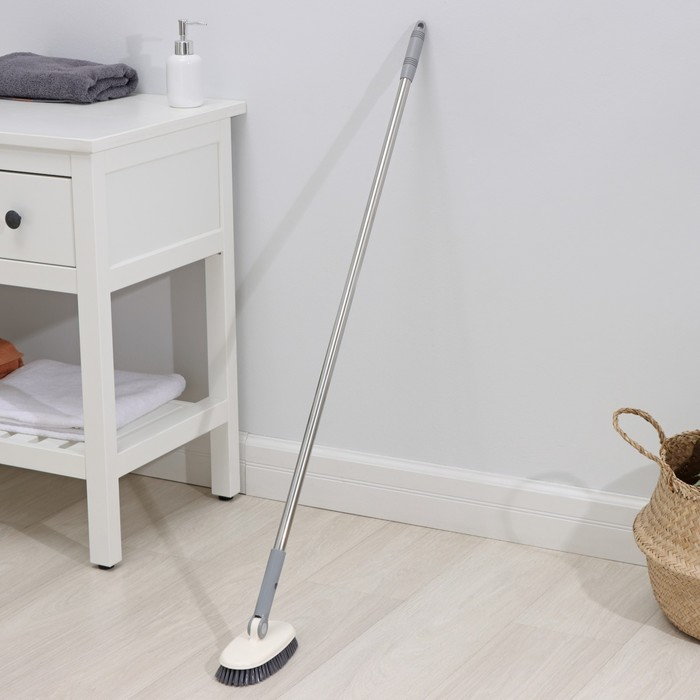 Щётка универсальная с поворотной насадкой Доляна, 18×7,5×115 см Щётка универсальная с поворотной насадкой Доляна, 18×7,5×115 см