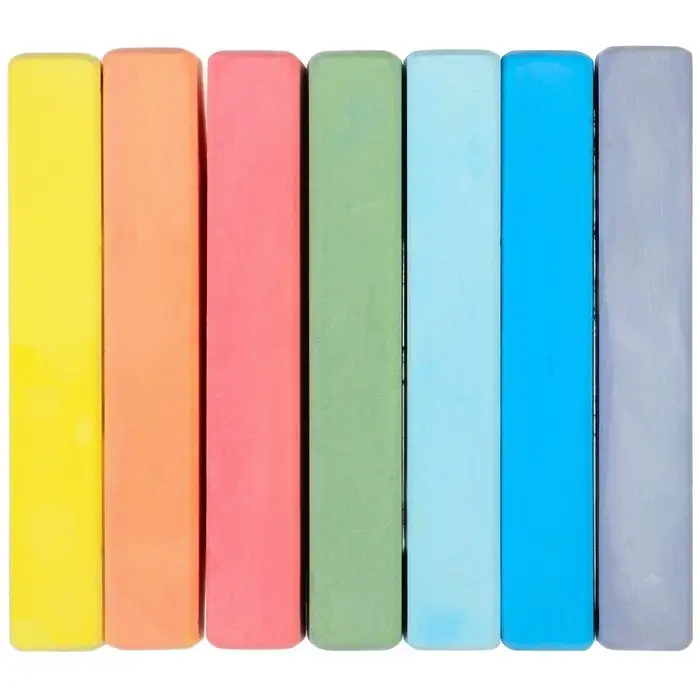 Мелки цветные школьные, набор 7 шт. «Эльза» «Холодное сердце», прямоугольные Мелки цветные школьные, набор 7 шт. «Эльза» «Холодное сердце», прямоугольные