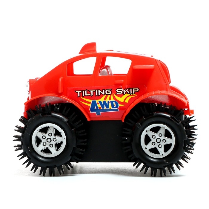 Машина-перевёртыш «Безумный гонщик», работает от батареек, световые эффекты, цвета МИКС