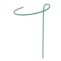Кустодержатель для цветов, d=40 см, h=120 см, ножка d=1 см, металл, зелёный