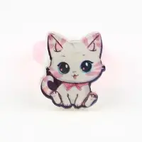 Кольцо крутящееся детское Meow, котик