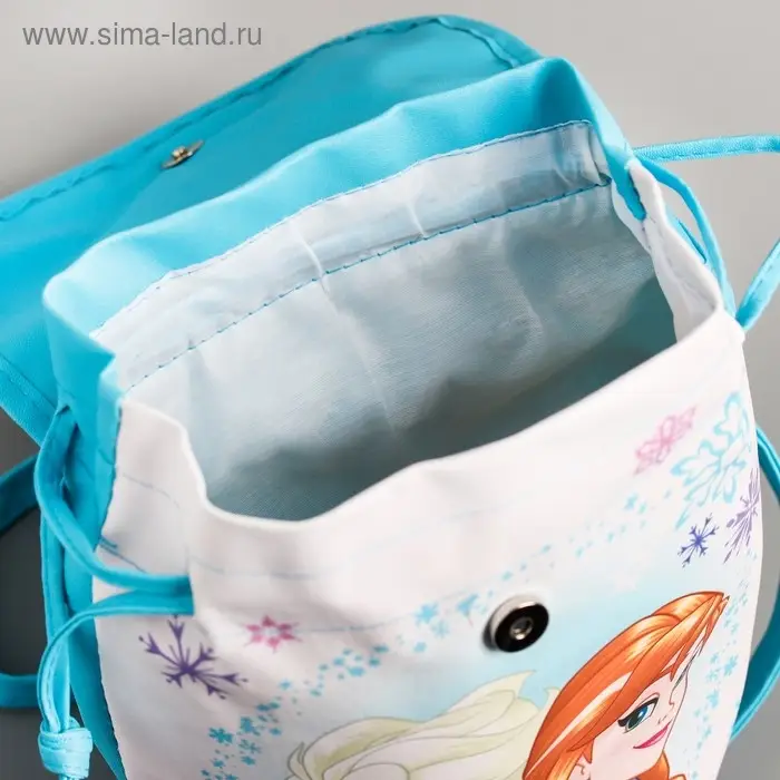 Рюкзак детский, 20 см × 10 см × 23 см «Анна и Эльза», Холодное сердце