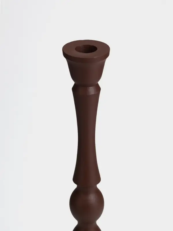 Подсвечник на 1 свечу &laquo;Шоколад&raquo;, 10.5&times;10.5&times;34.5 см