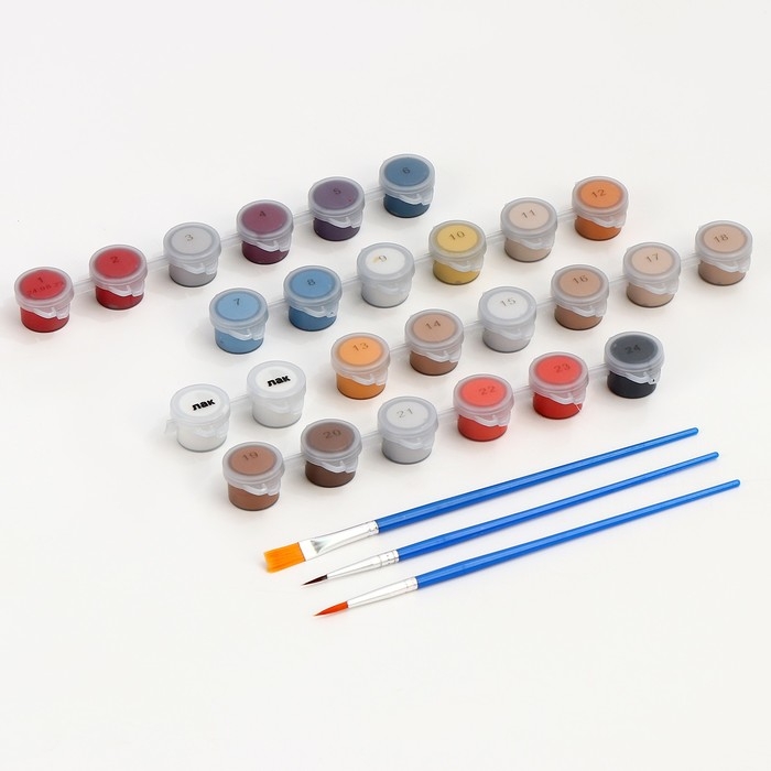 Картина по номерам на холсте с подрамником  Картина по номерам на холсте с подрамником "Кот с ангелами" 40*50 см