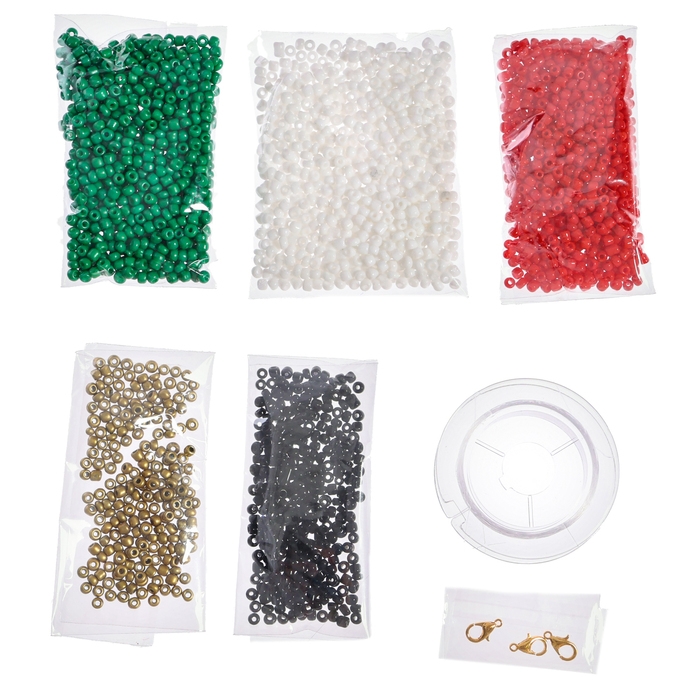 Набор для бисероплетения «Украшение из бисера», новогодний Набор для бисероплетения «Украшение из бисера», новогодний