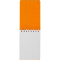 Блокнот А6,пласт обл,80л, ATTACHE FANTASY,оранж