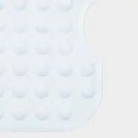 Коврик для ванной на присосках Доляна &laquo;Пузырьки&raquo;, 100&times;40 см, белый