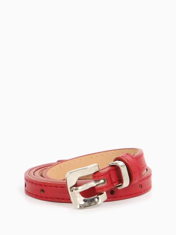 Ремень жен 05-02-02-01, Март2513, 1,3*0,3*110 см, без винта, пряж металл, 1 прокол,