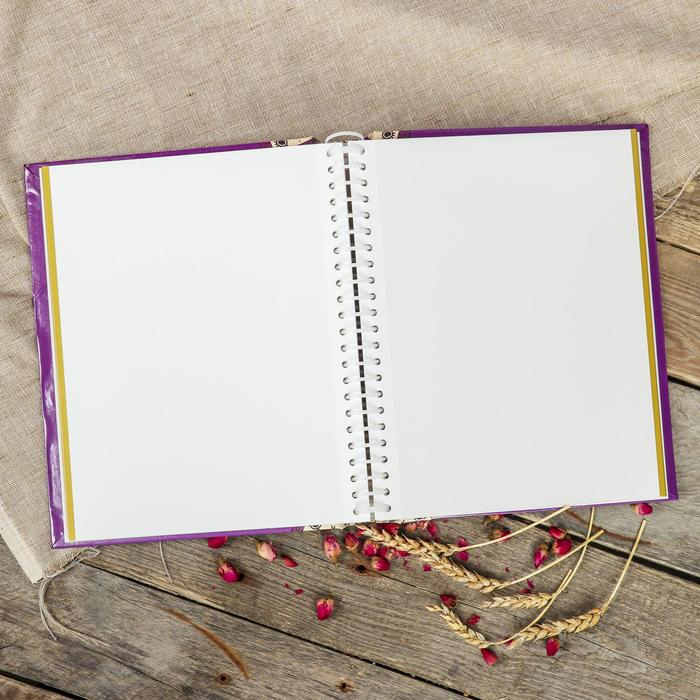 Фотоальбом магнитный 30 листов Фотоальбом магнитный 30 листов "Орнамент" 23x28см МИКС