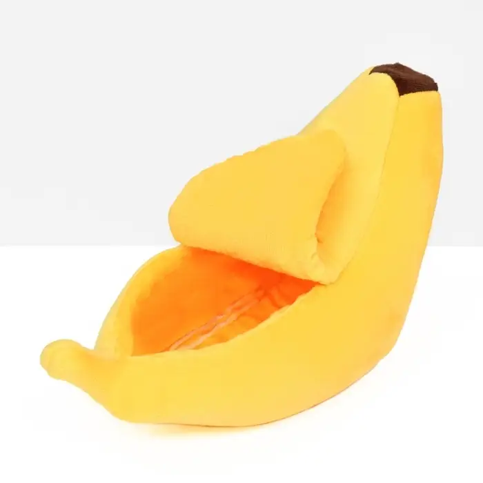 Домик для животных &laquo;Банан&raquo;, 40&times;15&times;10 см, жёлтый