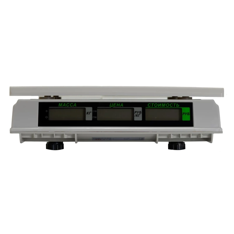 Весы торговые настольные M-ER 326AC-32.5 Slim, LCD, белые_3041