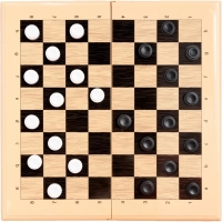 Настольная игра Шашки-Шахматы-Нарды (бол, беж),   03893