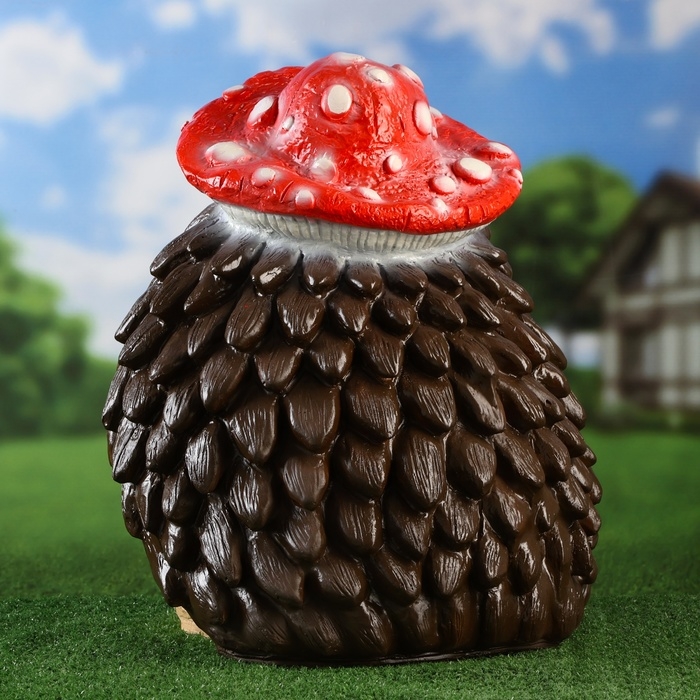 Садовая фигура  Садовая фигура "Ёж огр" 47х38х38 см