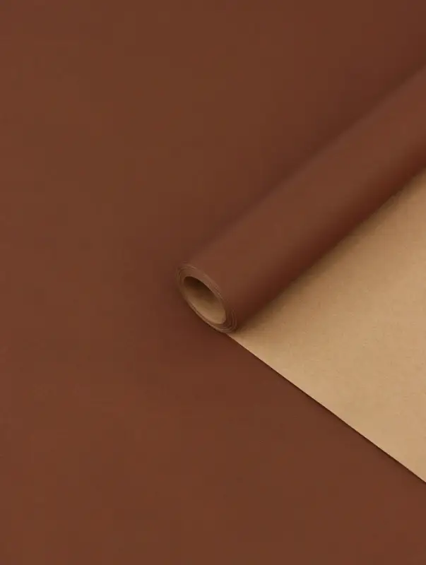 Бумага упаковочная крафт &laquo;Кофейный&raquo;, 0.68&times;10&plusmn;5% м, 70 г