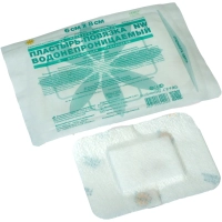 Пластырь-повязка неткан основа водонепрониц 6x8см 50шт/уп LEIKO