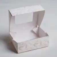 Кондитерская упаковка, коробка с ламинацией &laquo;For you&raquo;, 10&times;8&times;3.5 см