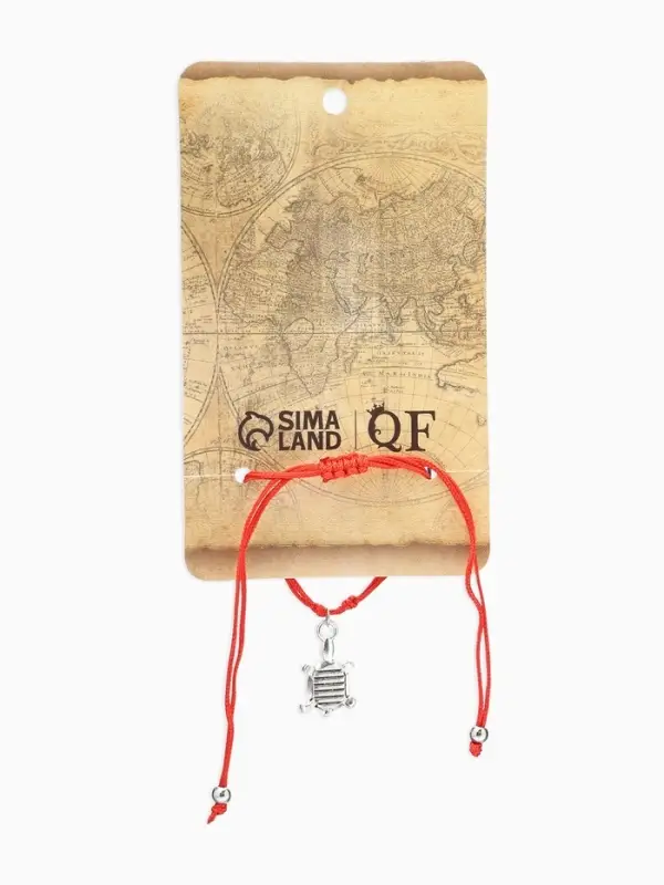 Браслет-оберег &laquo;Став&raquo;, амулет на богатство, черепаха, цвет серебро, 8 см