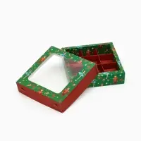 Коробка под 9 конфет новогодняя &laquo;Щелкунчик&raquo;, 14.5&times;14.5&times;3.5 см