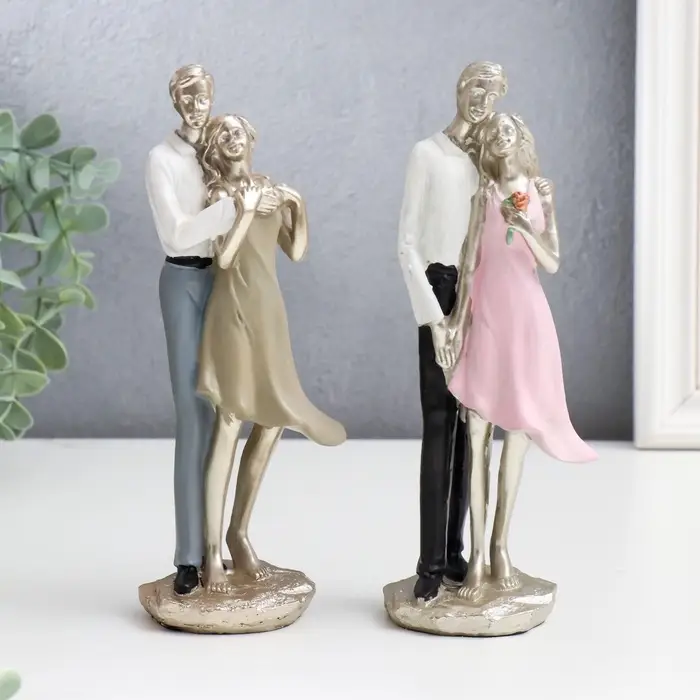 Фигурка полистоун &laquo;Влюблённые&raquo;, 20&times;8&times;6.5 см, МИКС