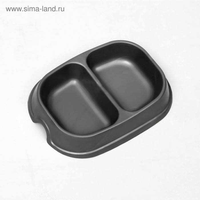 Миска 2 х 200 мл, серая Миска 2 х 200 мл, серая