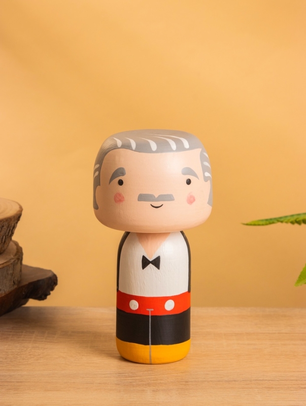 Деревянная кукла кокеши «Альфред», 7.5×8×16 см Деревянная кукла кокеши «Альфред», 7.5×8×16 см