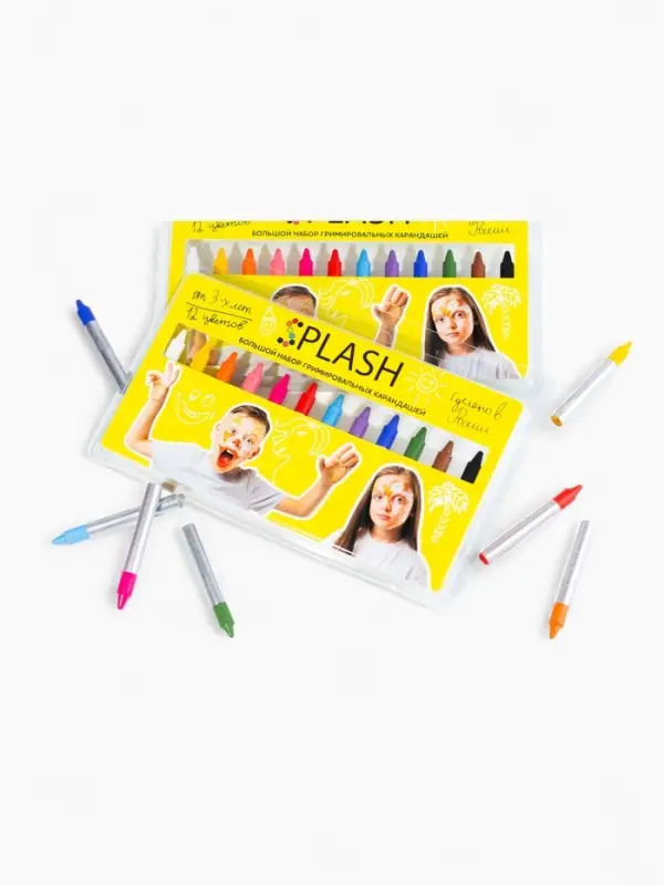 Набор гримировальных карандашей 12 цветов