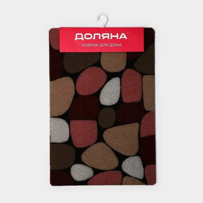 Коврик придверный Доляна, без окантовки, влаговпитывающий, 37&times;58 см