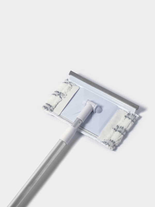 Щётка для окон Raccoon, телескопическая алюминиевая ручка 59(103) см, водосгон 20,5 см, насадка из микрофибры 20,5×12 см Щётка для окон Raccoon, телескопическая алюминиевая ручка 59(103) см, водосгон 20,5 см, насадка из микрофибры 20,5×12 см