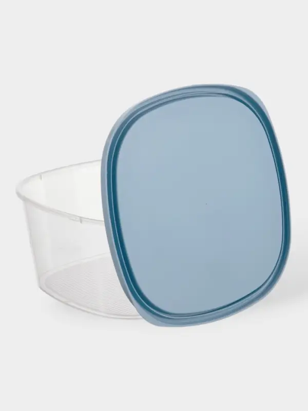 Контейнер для продуктов с мерной шкалой SparkPlast BioFresh, 2.65 л, прозрачный, пластик, крышка МИКС