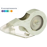 Корректирующая лента Nusign,5мм х12м, дв.корп, предотвр.пад, блист, ассорт