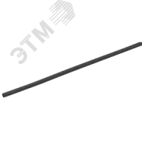 Трубка термоусадочная ТТУ 2/1 черная 1м GENERICA
