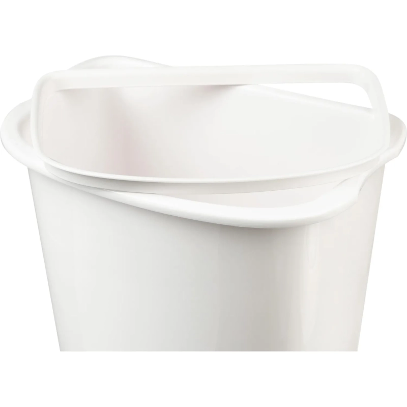 Контейнер для мусора (корзина) Luscan Prof Etalon 32л белый 151040