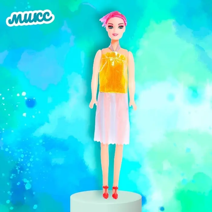 Кукла-модель «Оленька» в вечернем платье, МИКС Кукла-модель «Оленька» в вечернем платье, МИКС