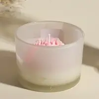 Свеча интерьерная в стакане "Нежно-розовый пион" 11х11х8 см Свеча интерьерная в стакане "Нежно-розовый пион" 11х11х8 см