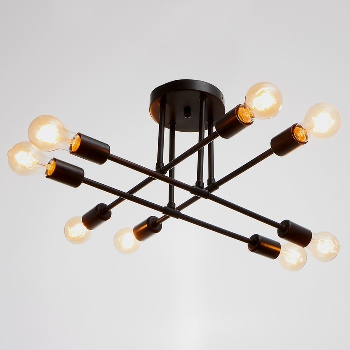 Люстра 2549/1 E27 40Вт черный 70х70х20 см BayerLux Люстра 2549/1 E27 40Вт черный 70х70х20 см BayerLux