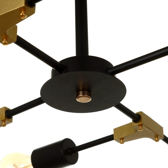 Люстра 2427// E27 40Вт черно-бронзовый 61х61х25,5 см BayerLux